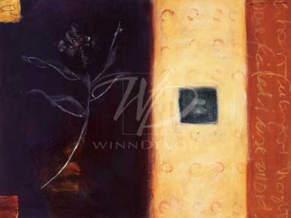 Gretchen Hess Limited Edition Hand-Embellished Giclee on Canvas:"Feng Shui I"