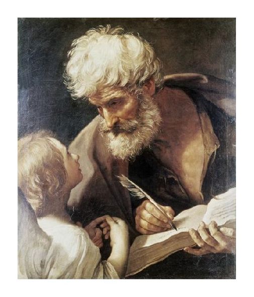 Guido Reni Fine Art Open Edition Gicl&eacute;e:"Saint Matthew"