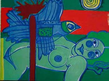 Guillaume Corneille Hand Signed Publisher Proof Lithograph:"Overture Sur l'ete"