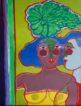 Guillaume Corneille Limited Edition Lithograph on Paper: "Les Amies"