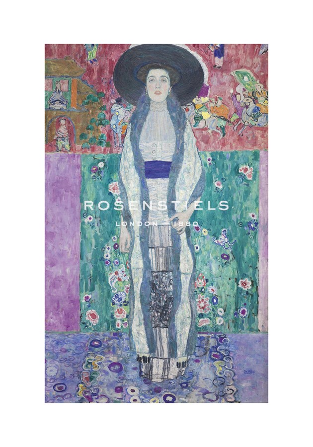 Gustav Klimt Hand Numbered Limited Edition Print on Paper :"Adele Bloch-Bauer II"