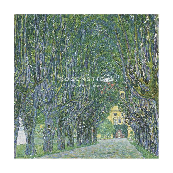 Gustav Klimt Hand Numbered Limited Edition Print on Paper :"Avenue of Schloss Kammer Park, 1912"