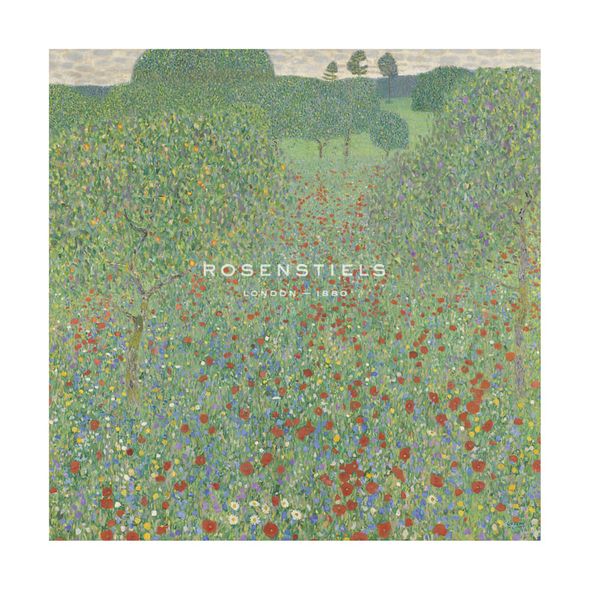 Gustav Klimt Hand Numbered Limited Edition Print on Paper :"Blooming Poppies"