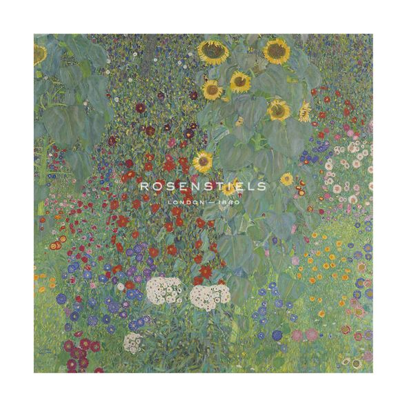 Gustav Klimt Hand Numbered Limited Edition Print on Paper :"Farm Garden with Sunflowers, 1907"