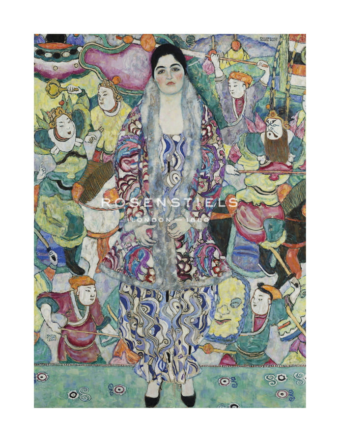 Gustav Klimt Hand Numbered Limited Edition Print on Paper :"Portrait of Friedericke Maria Beer"