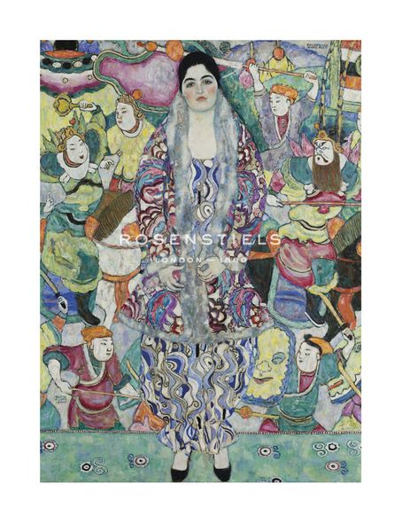 Gustav Klimt Hand Numbered Limited Edition Print on Paper :"Portrait of Friedericke Maria Beer"