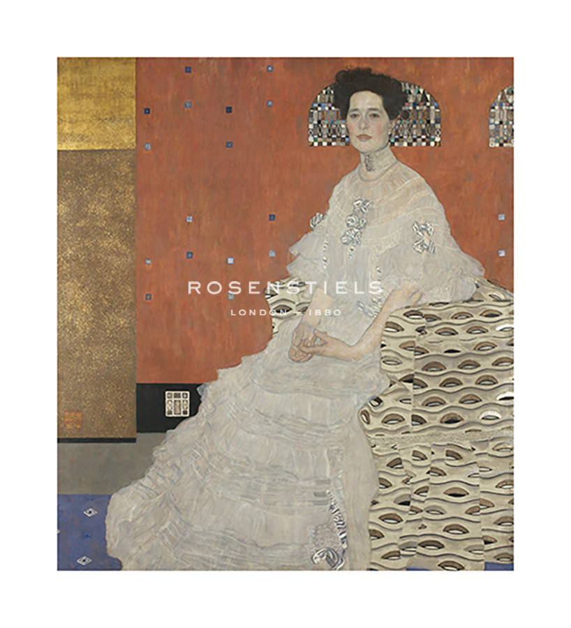 Gustav Klimt Hand Numbered Limited Edition Print on Paper :"Portrait of Fritza Riedler, 1906"