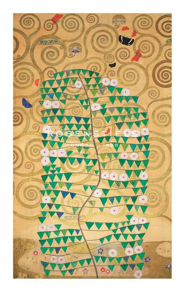 Gustav Klimt Hand Numbered Limited Edition Print on Paper :"The Tree of Life - Rosebush"