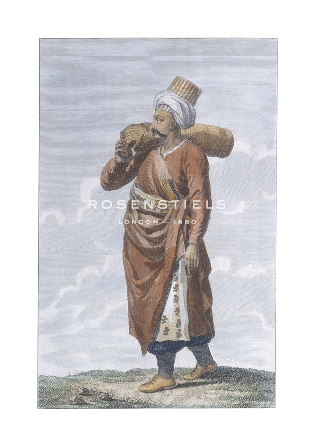 Gustave Moreau Hand Numbered Limited Edition Print on Paper :"Costume Ottoman"