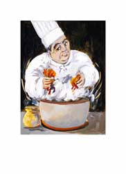 Guy Buffet Limited Edition 3D Giclee:" Chez Andres III"