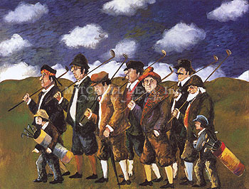 Guy Buffet Limited Edition Serigraph on Paper:"Gang on the Move"