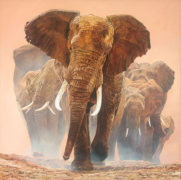 Guy Combes Hand Signed and Numbered Limited Edition Gallery Wrap Canvas Giclee:"Big Daddy"
