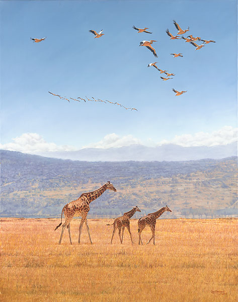 Guy Combes Handsigned and Numbered Limited Edition Canvas Giclee:"High Hopes"