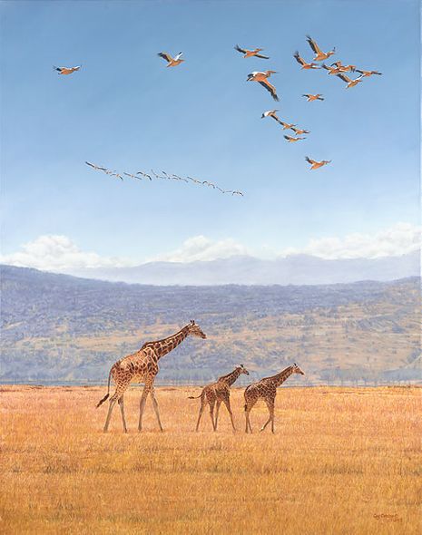 Guy Combes Handsigned and Numbered Limited Edition Canvas Giclee:"High Hopes"