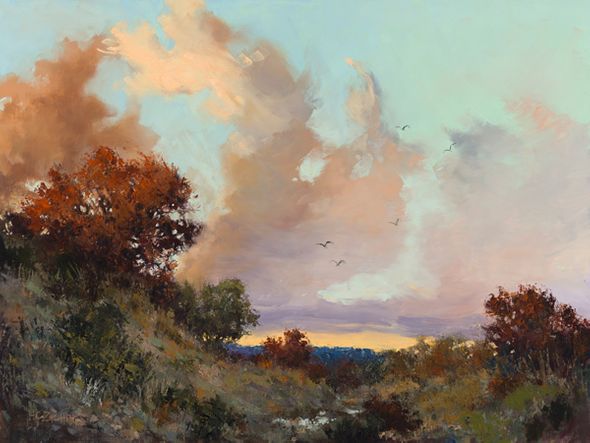H.C. Zachry 18 x 24 Open Edition Giclee on Canvas:"Evening Peace"