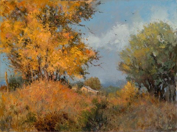 H.C. Zachry 30 x 40 Open Edition Giclee on Canvas:"Visitors Welcome"