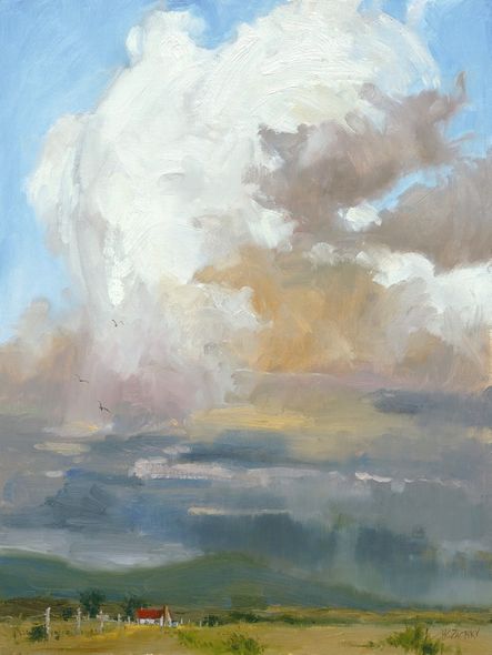 H.C. Zachry 32 x 24 Open Edition Giclee on Canvas:"Thunder Over the Gap"