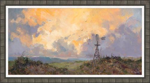 H. C. Zachry 36.50 x 66.50 Canvas Giclee Art:"Life Giver"