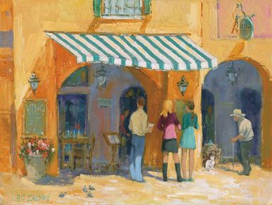 H. C. Zachry Limited Edition Museum Quality Gicl&eacute;e: "The Wine Bar"
