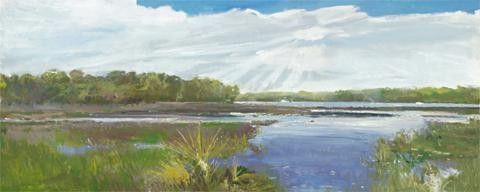 H Grey Park Hand Signed and Numbered Limited Edition Giclee on Canvas:"Beautiful Day"