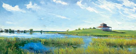 H. Grey Park Handsigned and Numbered Limited Edition Giclee on Canvas:"Island Life"