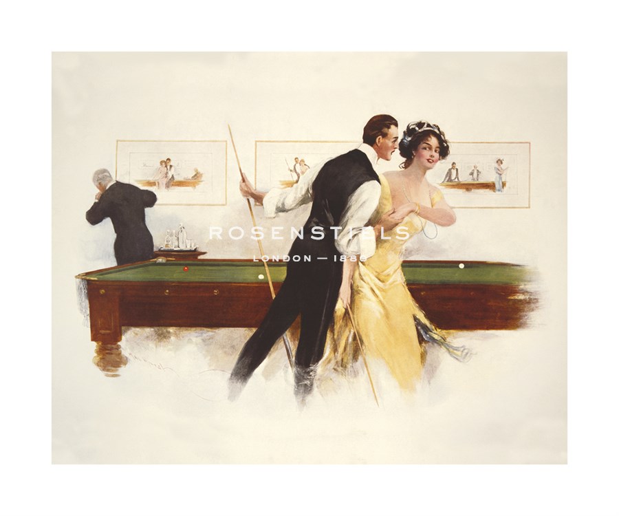 Hal Hurst Hand Numbered Limited Edition Print on Paper :"A Lucky Kiss"