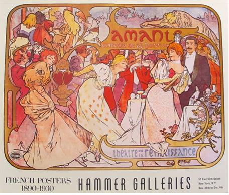 Hammer Galleries Art Print:"French Poster 1890-1930"