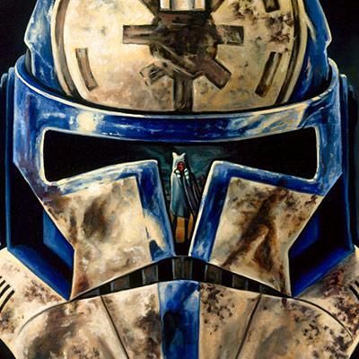 Christian Waggoner Star Wars Reflections Limited Edition Canvas Art:"Ahsoka's Remorse"