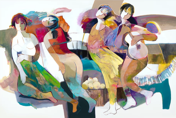 Hessam Abrishami 46x69 Limited Edition Archival Canvas Giclee:"Early Summer"