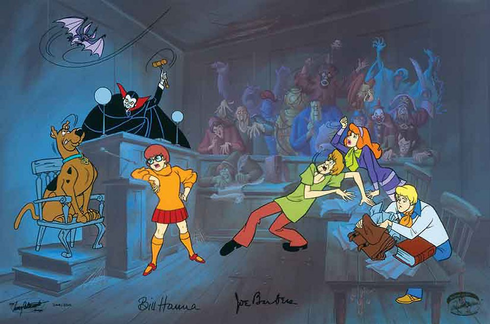 Hanna-Barbera Scooby-Doo Hand-Painted Limited Edition Cel: "Witless for the Prosecution - (Last One!)" Hanna-Barbera Scooby-Doo Hand-Painted Limited Edition Cel: "Witless for the Prosecution - (Last One!)"