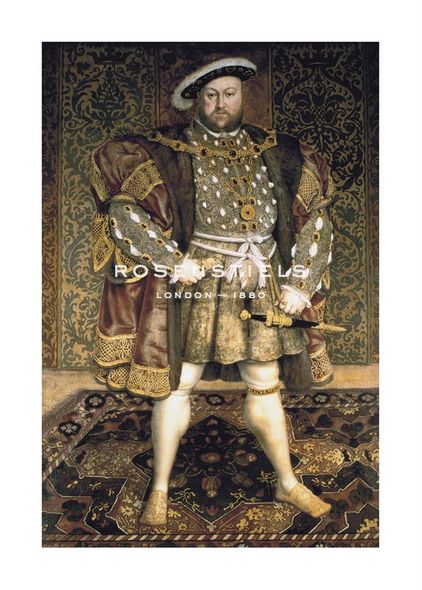Hans Holbein Hand Numbered Limited Edition Print on Paper :"Henry VIII"