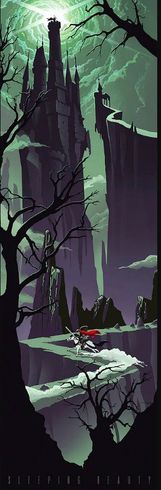 JC Richard Signed Disney Ltd Ed Gallery Wrap Canvas:"Approaching Maleficent�s Castle"