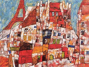 Harry Guttman Limited Edition Serigraph on Paper:"Paris Red"