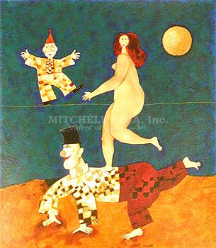 Harry Guttman Limited Edition Serigraph on Paper:"Play Time"