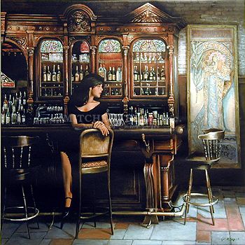 Harry McCormick Handsigned and Numbered Limited Edition Giclee on Canvas: "Nicole"