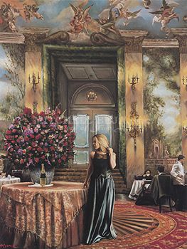 Harry McCormick Handsigned and Numbered Limited Edition Giclee on Canvas: "Tiepolo (Embellished)"