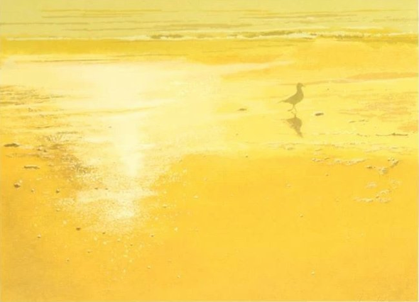 Harry Schaare Signed Limited Edition Hand-pulled Serigraph Print: "The Seagull"