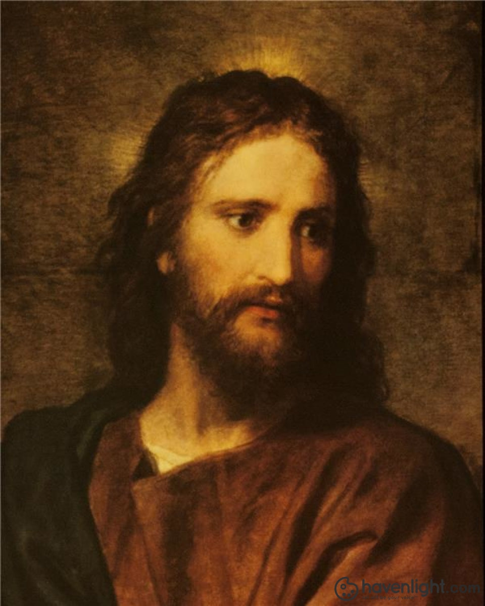 Heinrich Hofmann Fine Art Canvas Giclee: "Christ at Thirty-Three"
