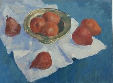 Helen Anikst Limited Edition Serigraph Print: "PEARS FROM ITALY" Helen Anikst Limited Edition Serigraph Print: "PEARS FROM ITALY"