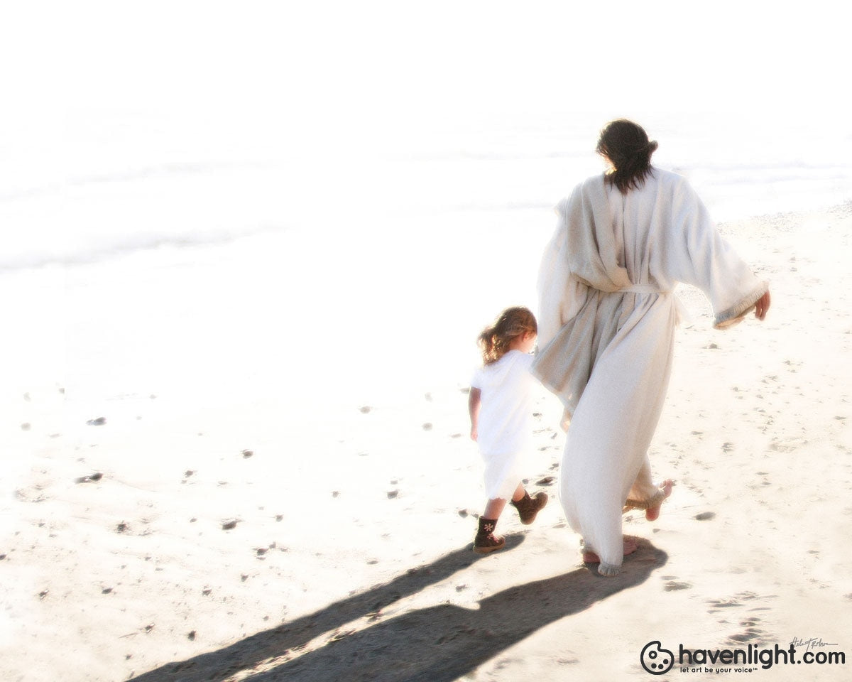 Helen Thomas Robson Fine Art Canvas Giclee: "Beside Me"