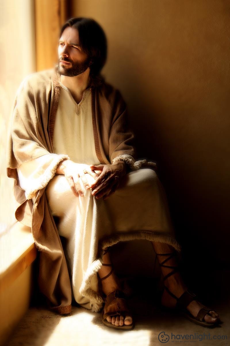 Helen Thomas Robson Fine Art Canvas Giclee: "Watching Over My Children"