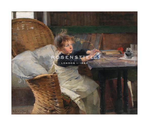 Helene Schjerfbeck Hand Numbered Limited Edition Print on Paper :"The Convalescent"