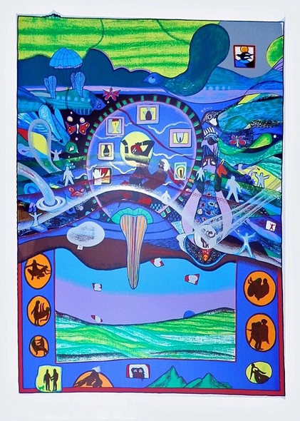 Helmut Kand Limited Edition Serigraph: "LAND OHME"