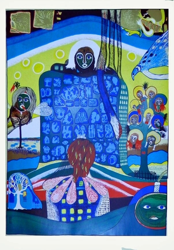 Helmut Kand Limited Edition Serigraph: "SUN" Helmut Kand Limited Edition Serigraph: "SUN"