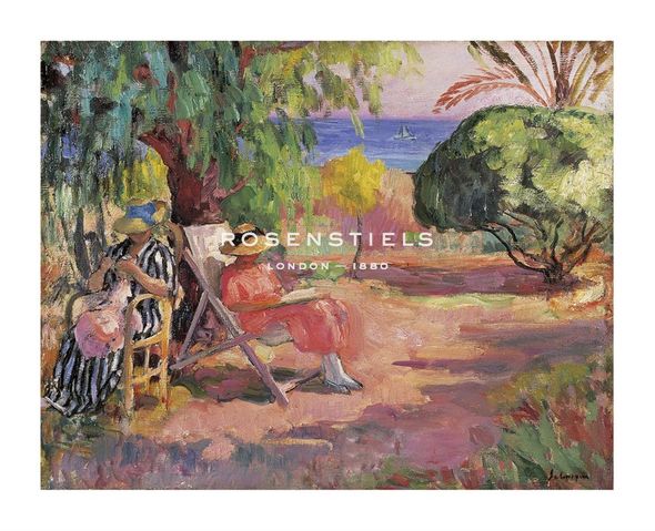 Henri Lebasque Hand Numbered Limited Edition Print on Paper :"Summer Shade"