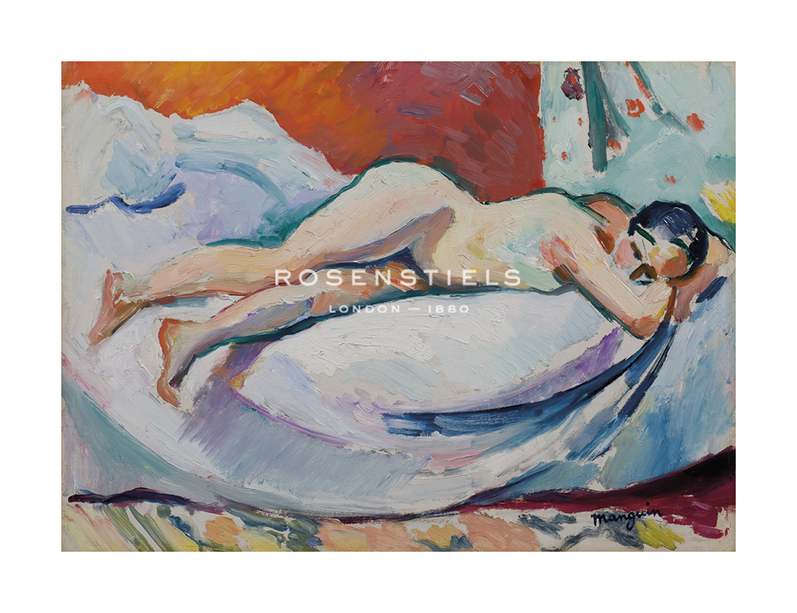 Henri Manguin Hand Numbered Limited Edition Print on Paper :"Femme Nue Allongée"