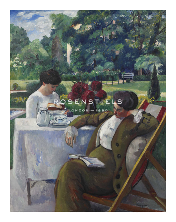 Henri Manguin Hand Numbered Limited Edition Print on Paper :"Le Thé à la Flora"