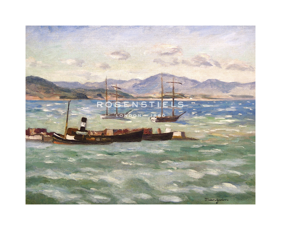 Henri Manguin Hand Numbered Limited Edition Print on Paper :"Mistral, Saint Tropez, Automne"