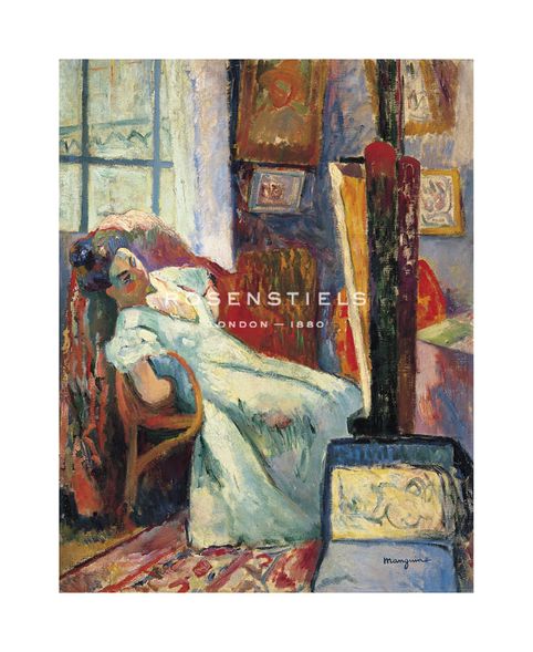 Henri Manguin Hand Numbered Limited Edition Print on Paper :"Model at Rest"