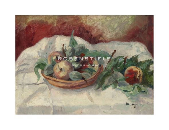 Henri Manguin Hand Numbered Limited Edition Print on Paper :"Nature Morte au Compotier de Fruits"